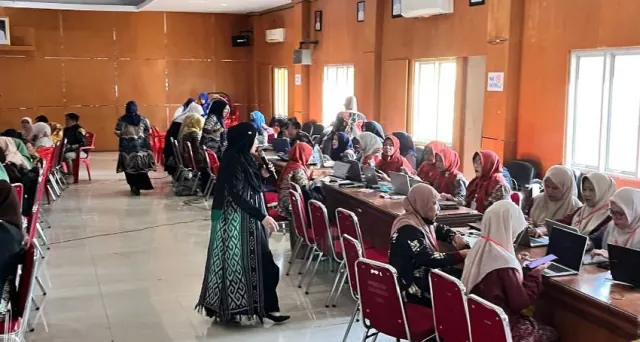 Diskusi bersama peserta pelatihan