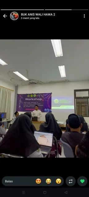 Cuplikan dokumentasi sesi belajar